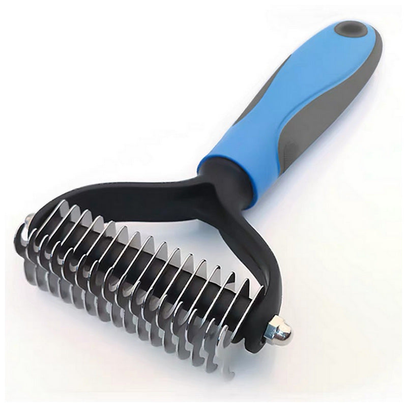SmoothPaws Tangle Remover Comb | Professional Dematting & Deshedding Tool for Dogs & Cats