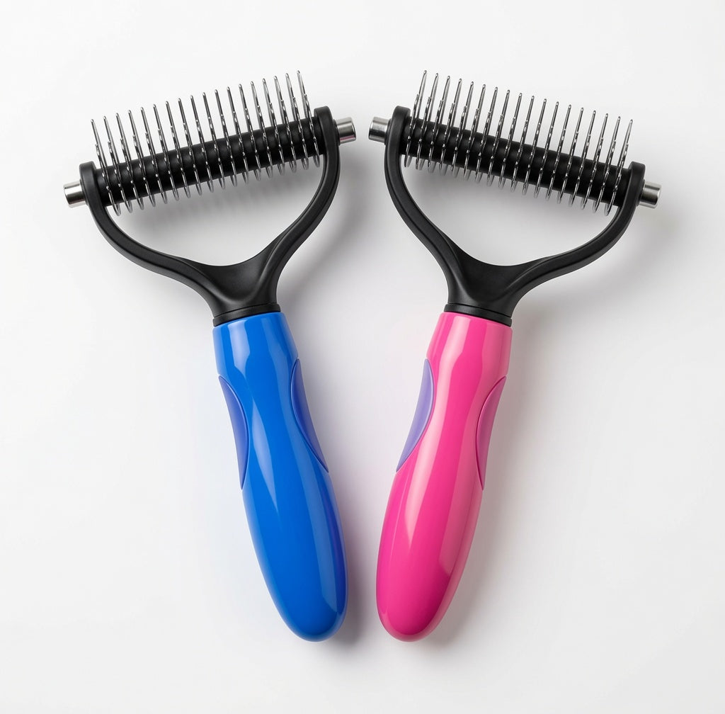 SmoothPaws Tangle Remover Comb | Professional Dematting & Deshedding Tool for Dogs & Cats